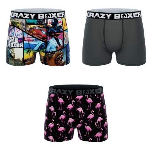 Pack 3 Boxers CRAZYBOXER | Lot 2 &#128064;