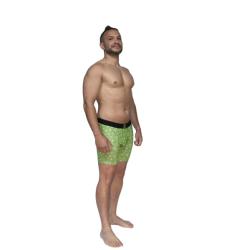  Boxer Wave Hawaii Motif Surf|D2