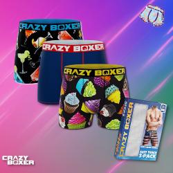 Pack 3 Boxers CRAZYBOXER | Lot 1 &#127865;