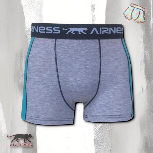 Boxer Airness| Motif Duo gris et bleu