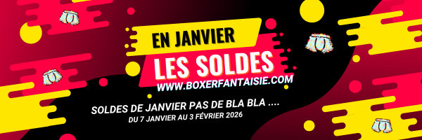 SOLDES JANVIER BOXER FANTAISIE 2026