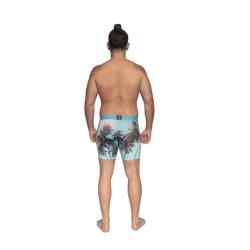  Boxer Wave Hawaii Motif Palmiers|D12