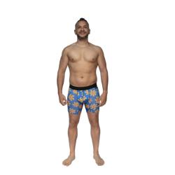  Boxer Wave Hawaii Motif Fleurs|D9