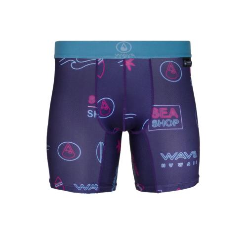  Boxer Wave Hawaii Motif Neon|D3